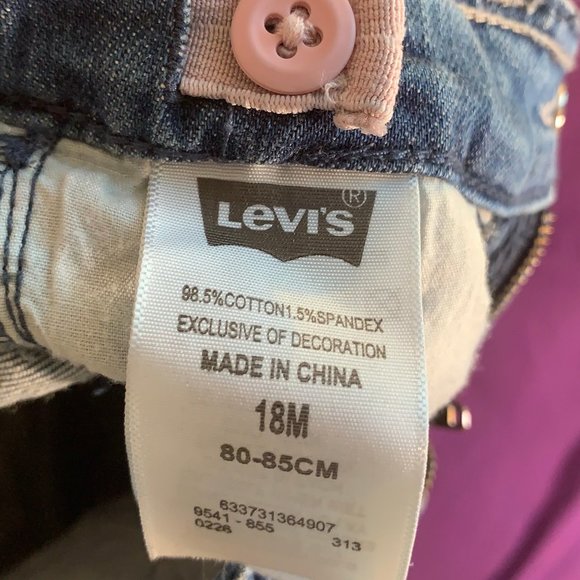 Levi's Jeans baby 18 months stars flare - Picture 8 of 8